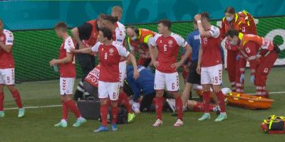 丹麦爱神欧洲杯受伤视频,欧洲杯惊魂14分钟