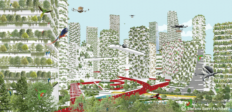 城市里的“垂直森林”，能解决绿地和公园不足的问题吗