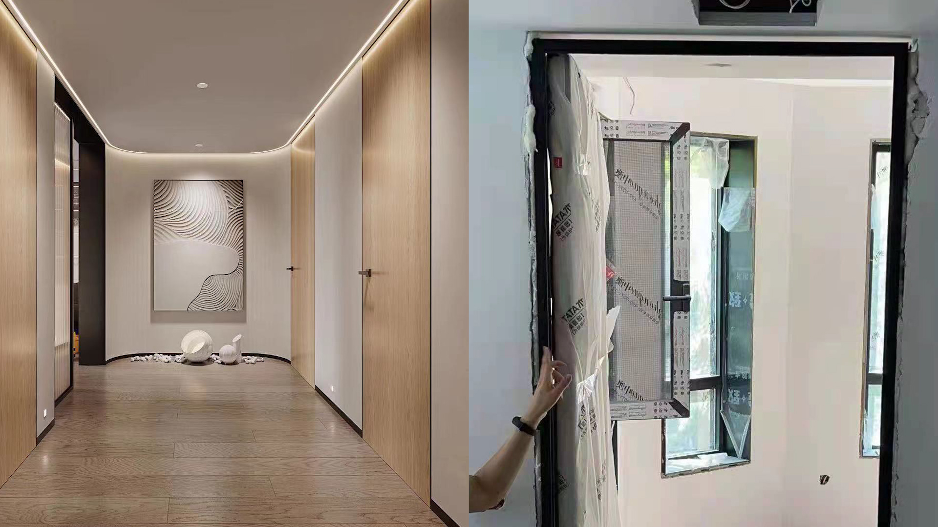 通顶木门做成后咋短了一大截？事发后商家“TATA”屡次“甩锅”，记者电话采访遭3次挂断