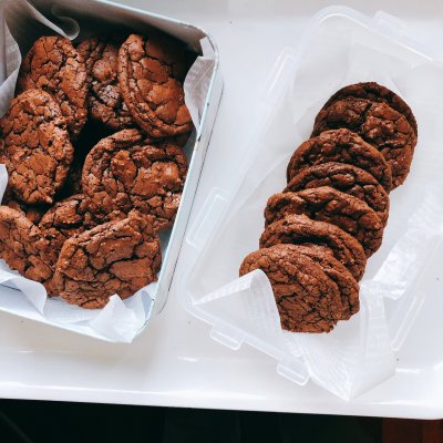 布朗尼海盐巧克力薄脆饼干,布朗尼脆巧克力饼干