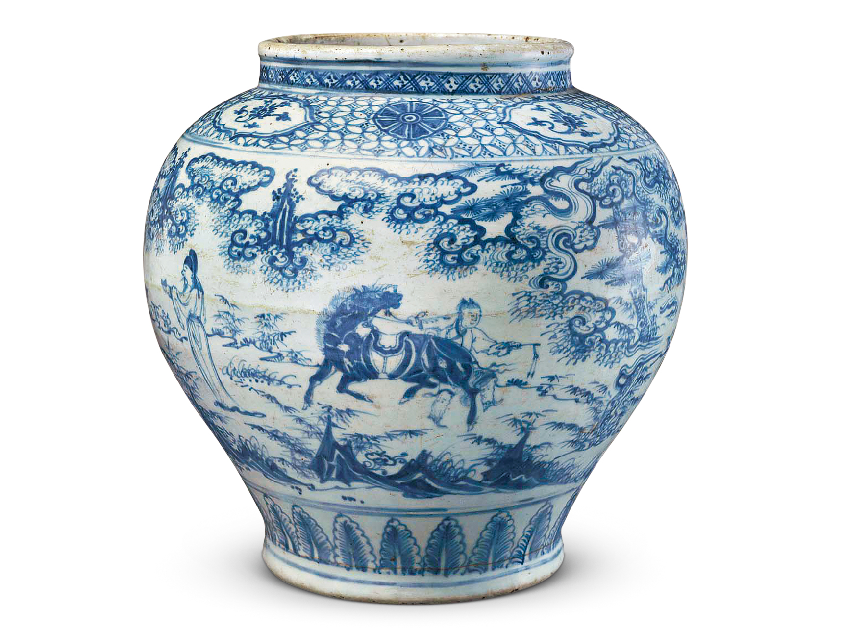 明代各时期的青花瓷都有什么特征,明崇祯时期青花瓷器底部的特点