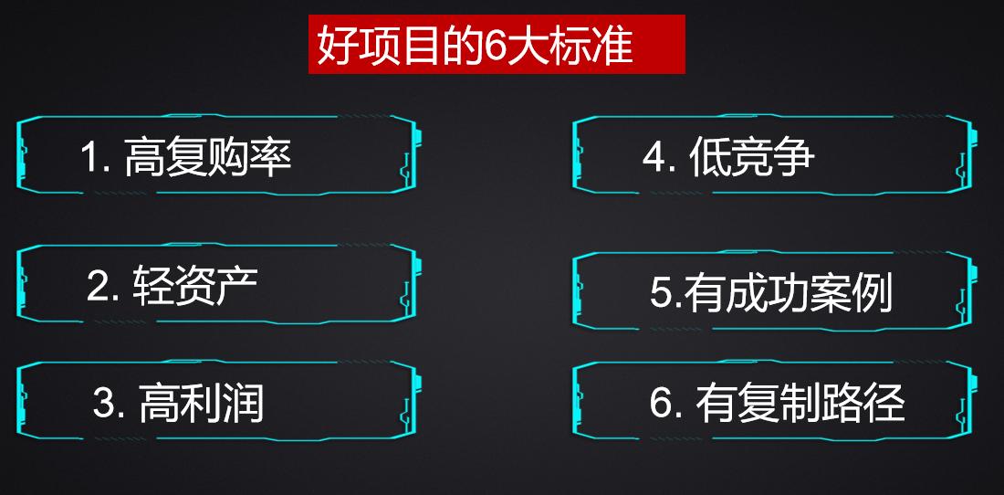 赚钱好的项目,快速赚钱的6大标准