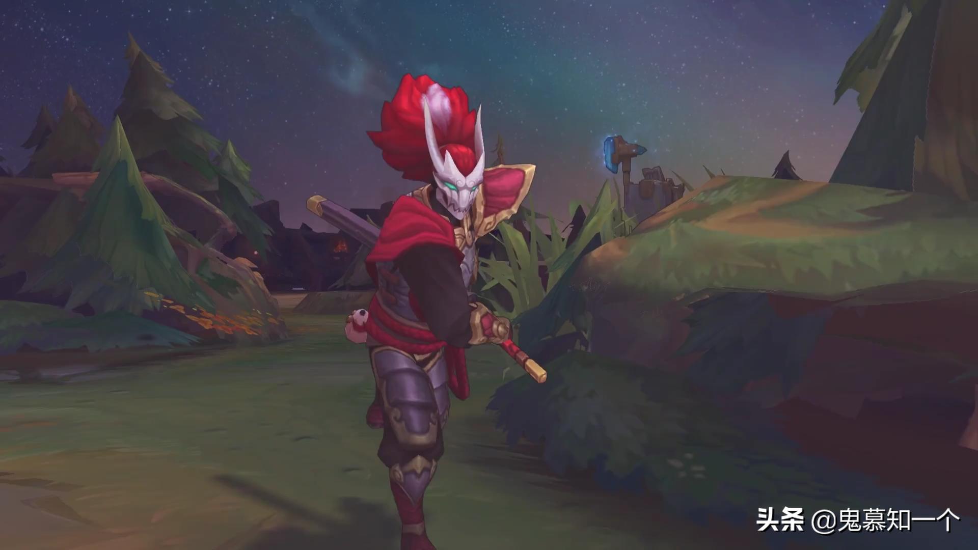 lol3d视角光辉皮肤,lol3d视角黑夜使者亚索高燃