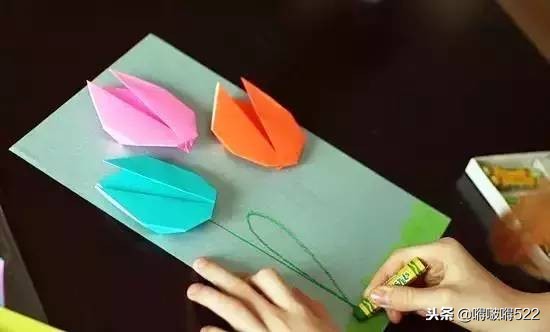 幼儿园节日贺卡制作教程简单漂亮,一年级手工节日贺卡