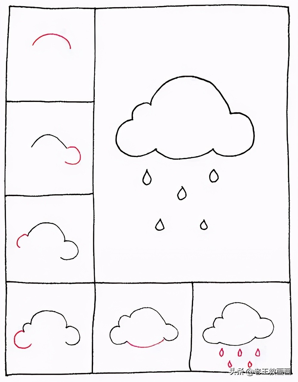 画开心的喜羊羊简笔画3秒学会,幼儿园简笔画小燕子3秒学会