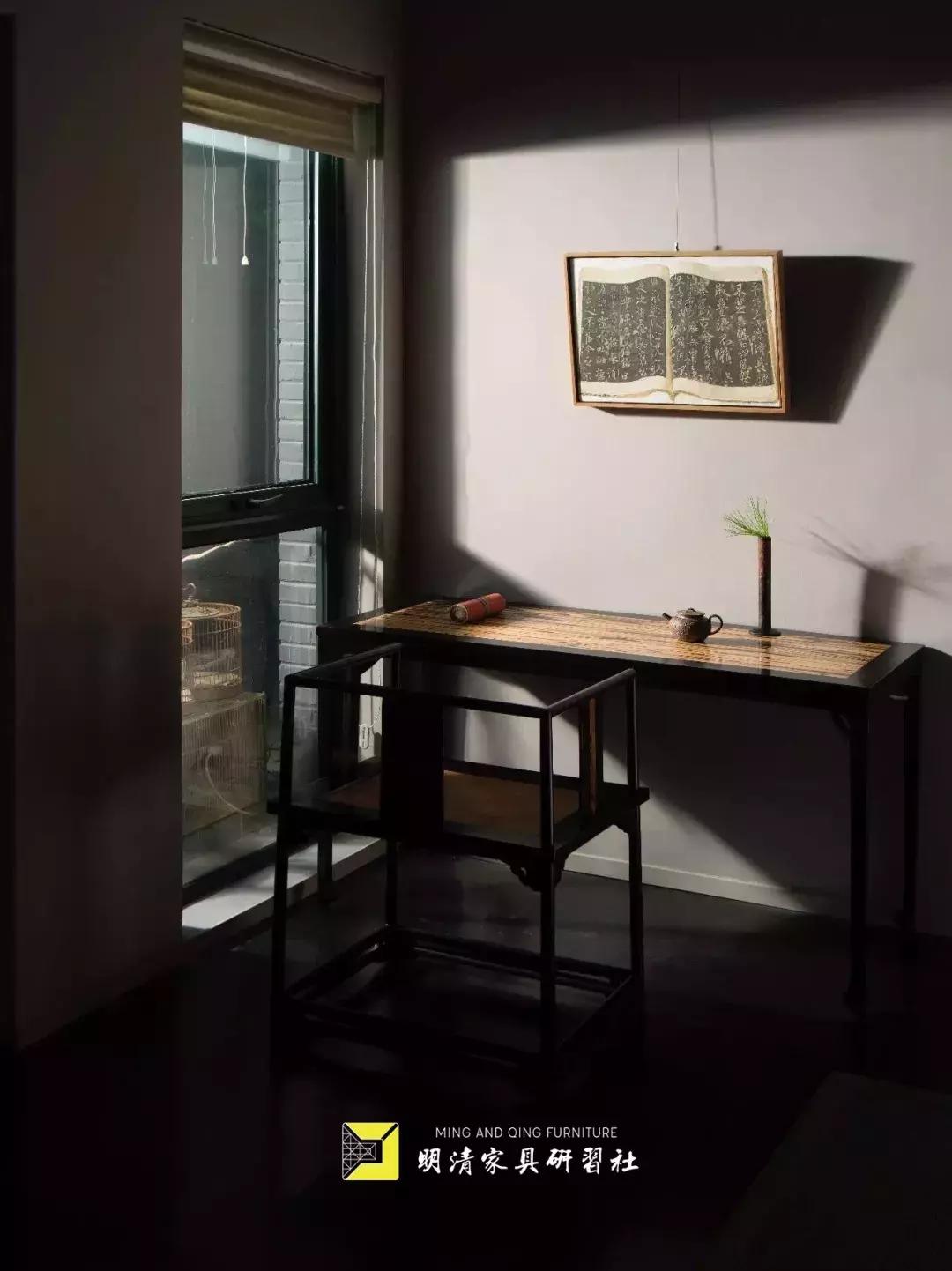 古典家具现代空间书房,古典家具与现代空间书房