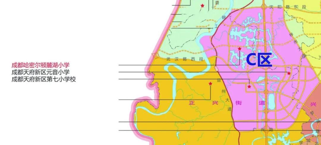 天府新区为什么多校划片,2021年天府新区学区划片高清图