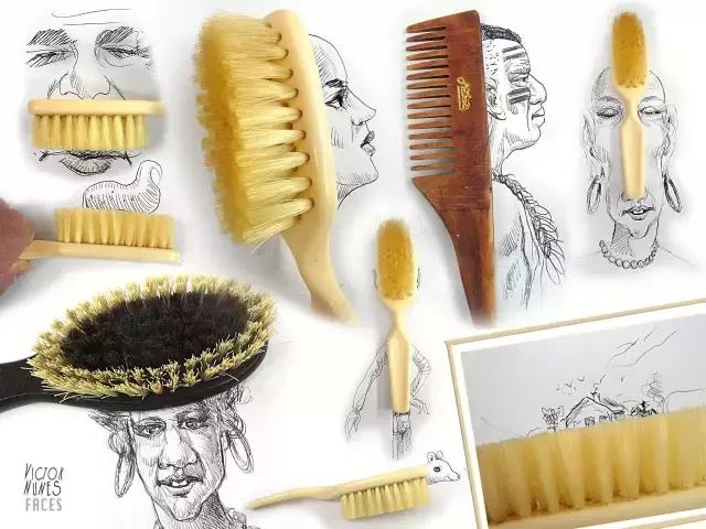 精美创意插画100幅无水印,彩铅小插画500例临摹