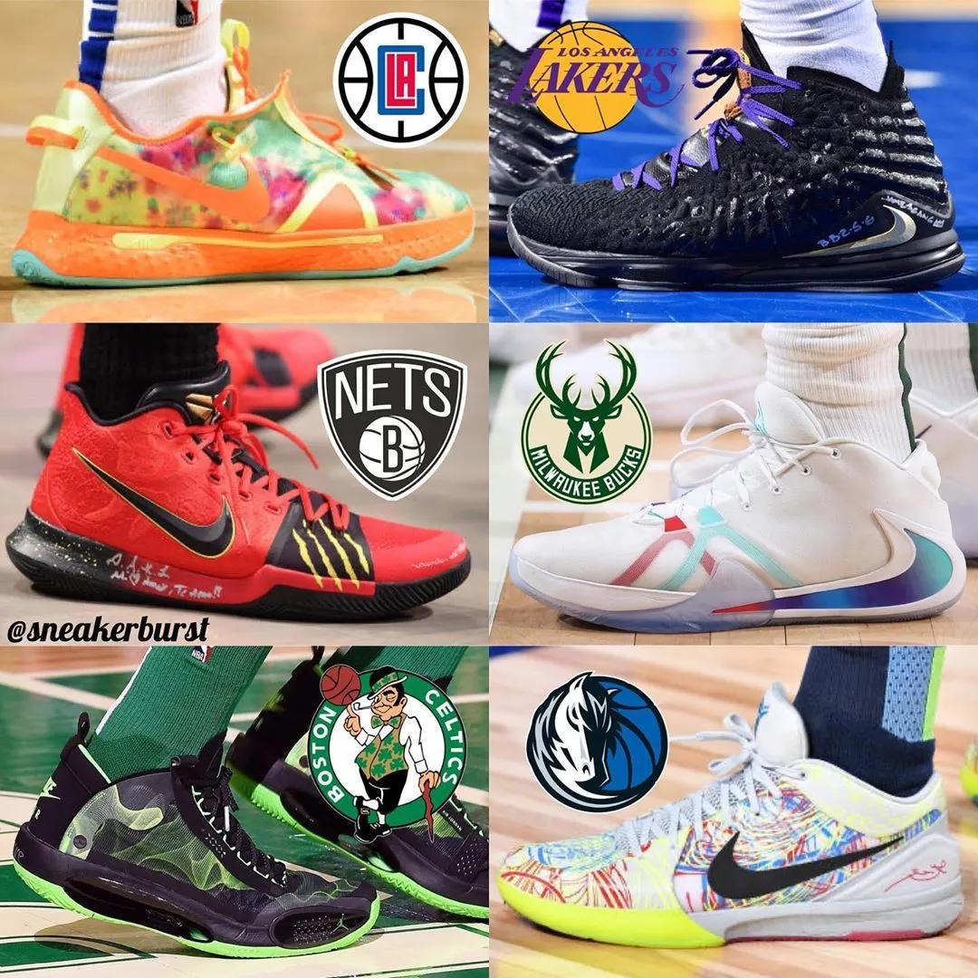nba球星球鞋每日上脚adidas,今日nba球星上脚球鞋一览2019