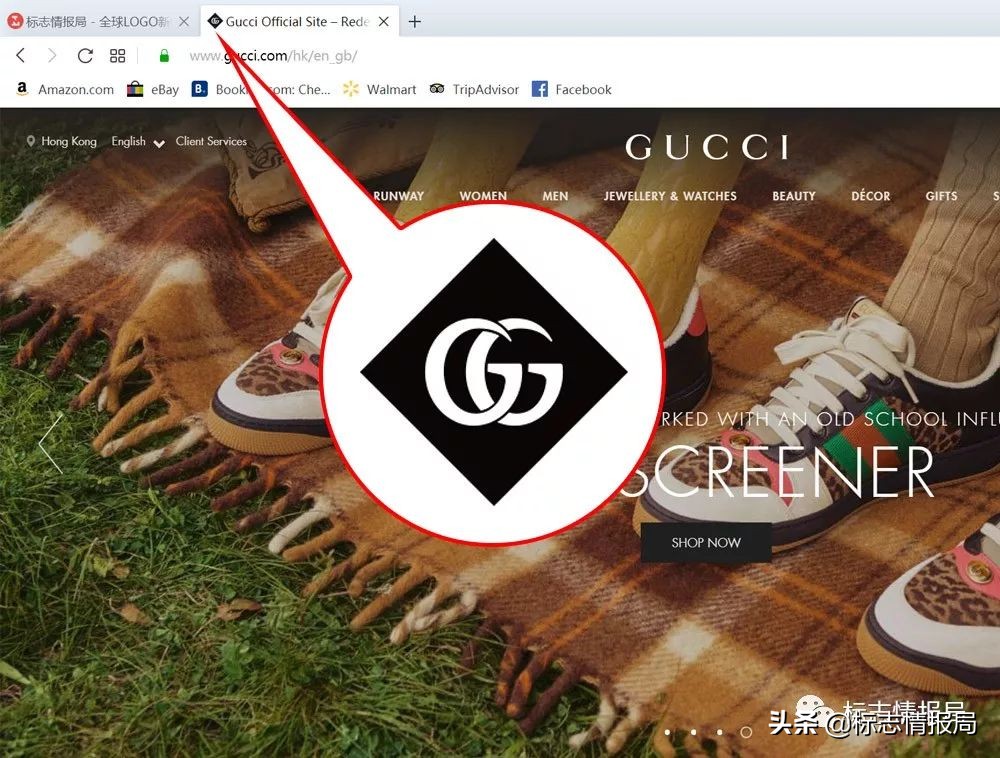 古驰gucci官网旗舰店logo,gucci更换logo