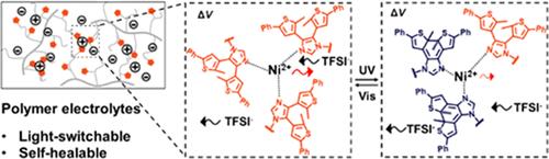加州大学圣巴巴拉《JACS》光开关和自修复高分子聚合物电解质