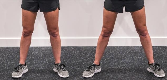 怎么判断深蹲膝盖有没有内扣,深蹲怎么才能不膝盖内扣