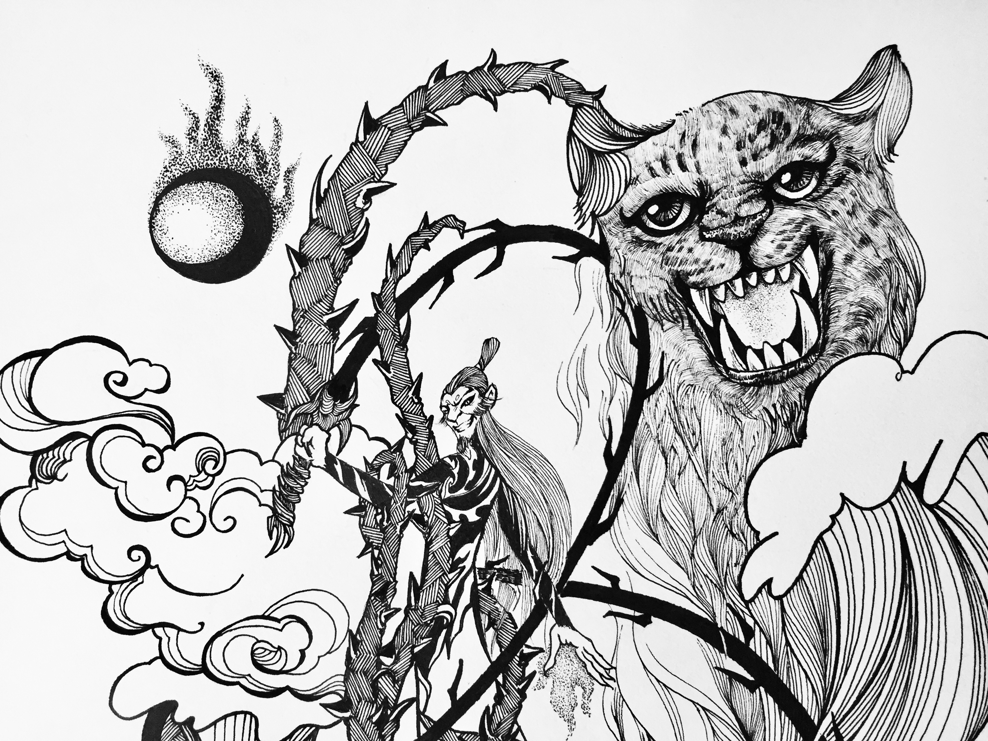 线描绘画教程入门零基础,线描画自学教程哪种好