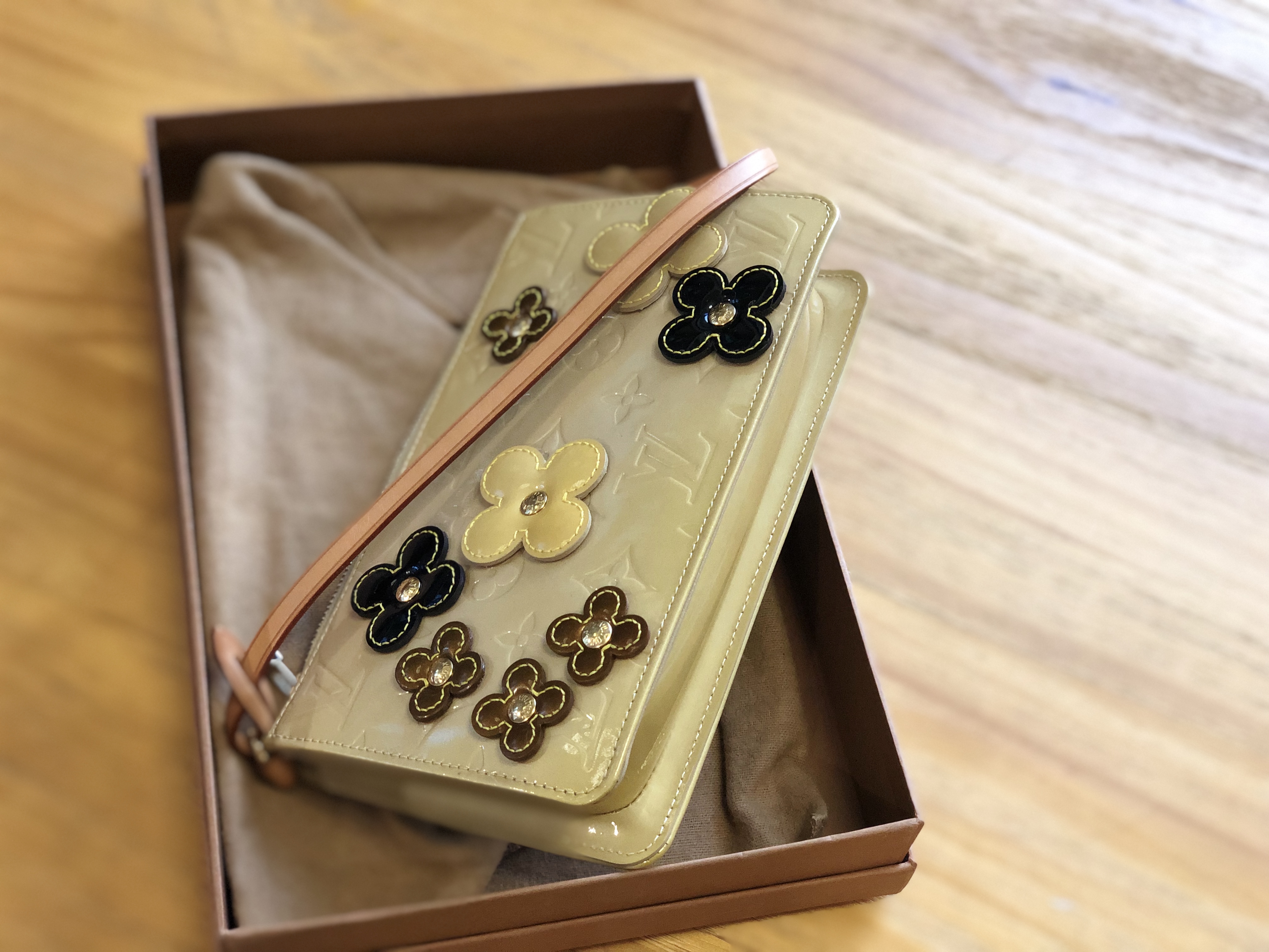 二手lv专柜正品麻将包,日本海淘二手包