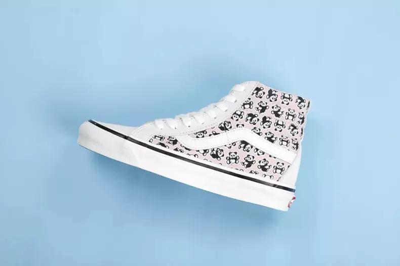 vans朋克熊猫,vans黑红熊猫