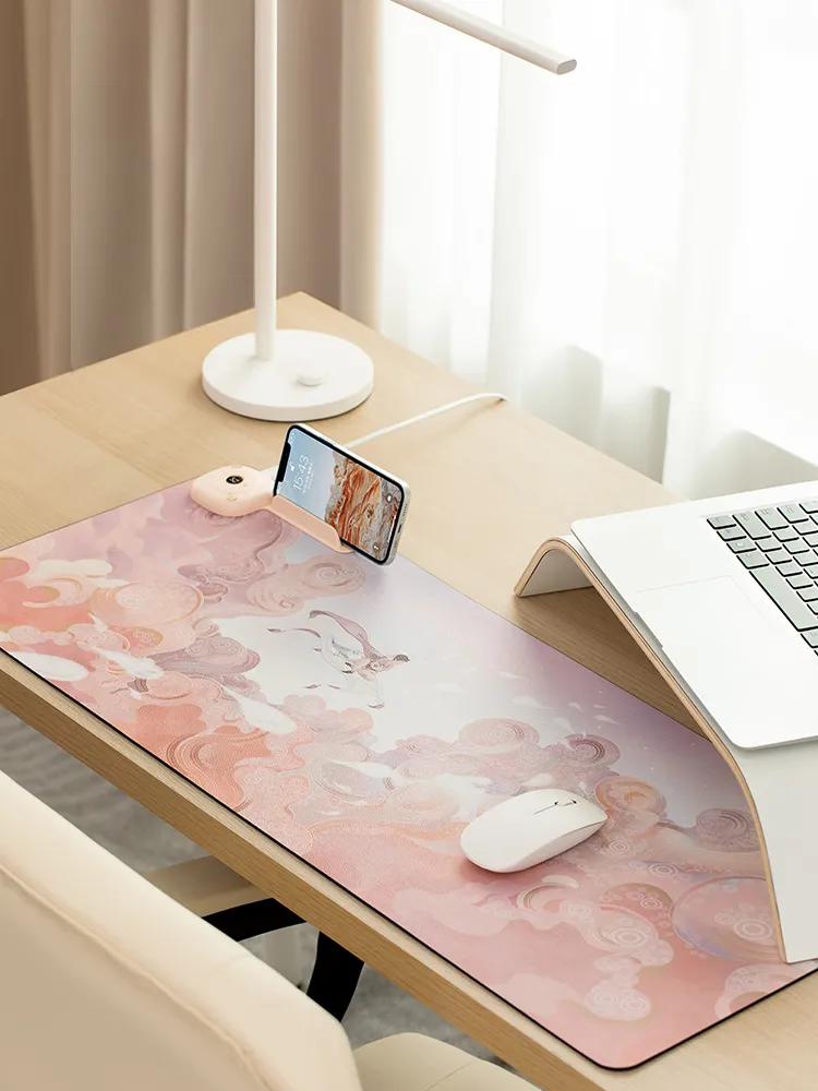 冬天写字暖手字母桌垫,冬天写字暖手桌垫高级感