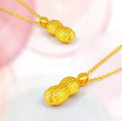 七夕黄金首饰推荐吊坠,伊丽莎白黄金吊坠寓意