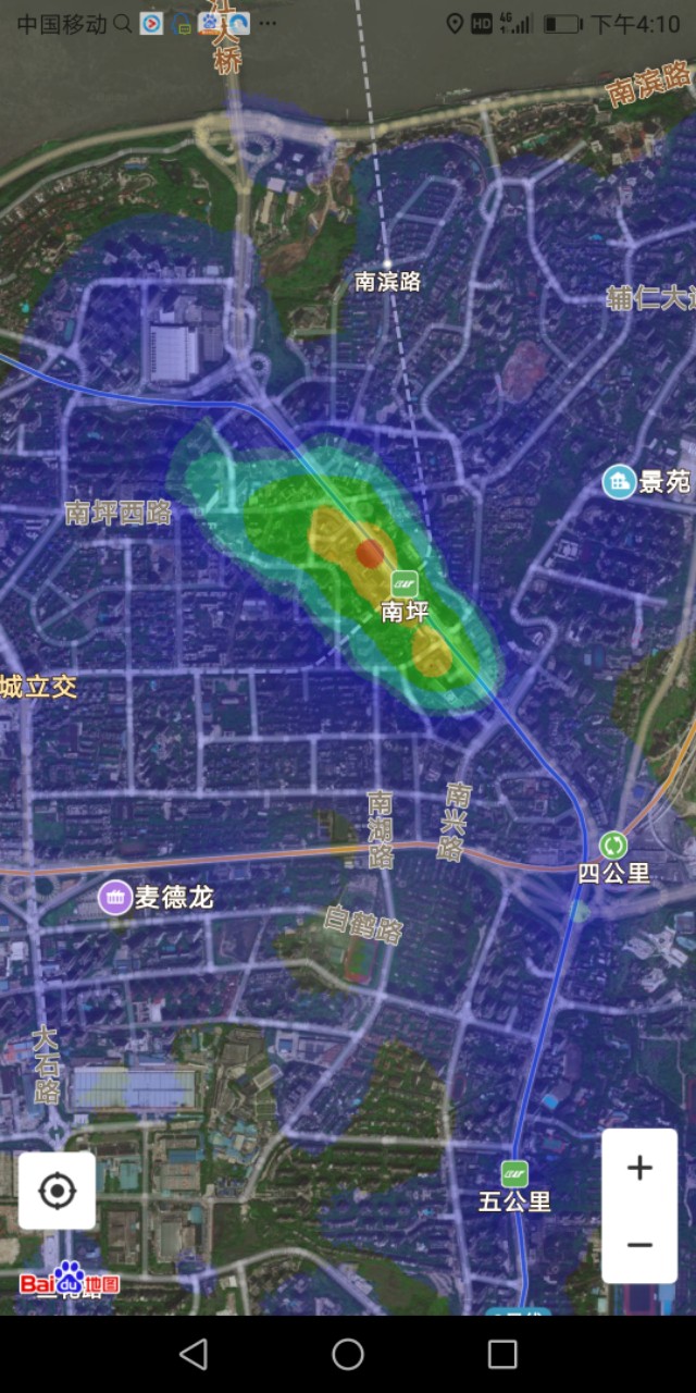 重庆人原来都喜欢去这里（人口热力图揭秘真相！）内环内