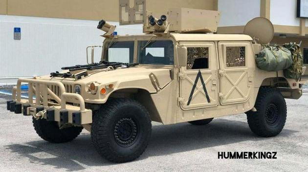 悍马军用车的详细资料,悍马军事武装车