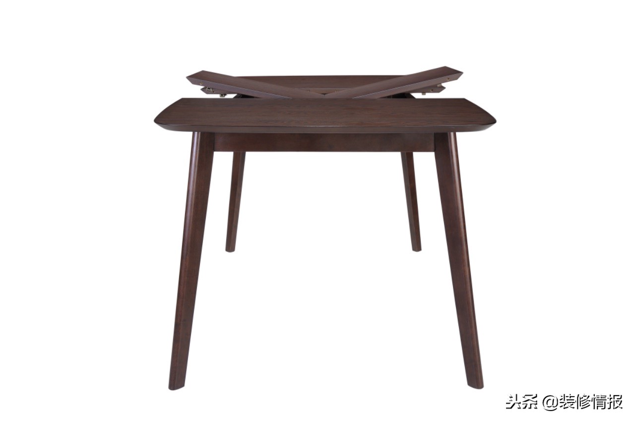 实木餐桌折叠可伸缩长桌小户型,高级餐桌折叠可伸缩餐桌