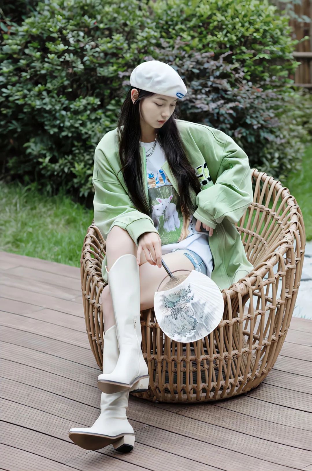 胖mm粗腿马丁靴冬季加绒羊羔绒,今年最火的中筒靴粗腿圆头马丁靴