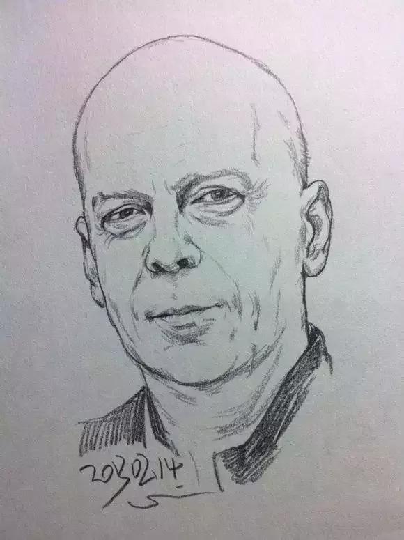 人物速写肖像画,速写是看一眼就能画出来的吗