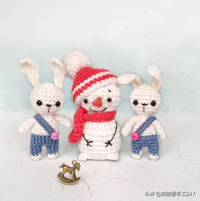 最简单的毛线玩偶钩织,简单好看的毛线钩织玩偶