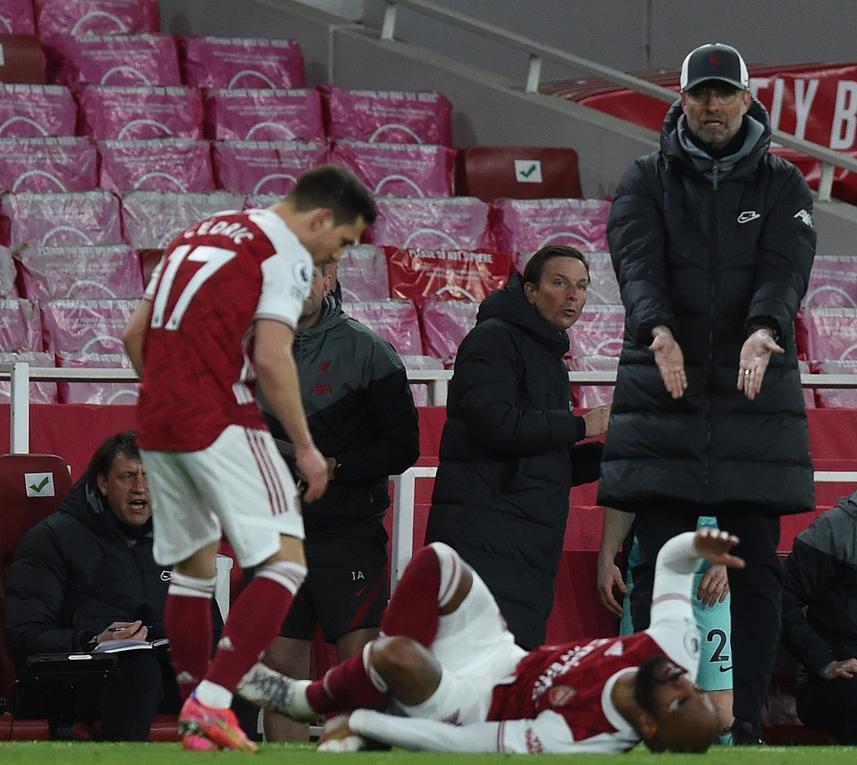 利物浦大胜阿森纳阿尔特塔,利物浦输给了水晶宫克洛普采访