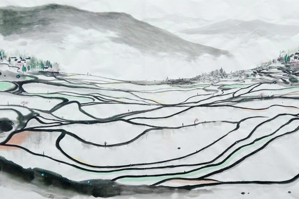 王维仕途失意隐居辋川，写下一首田园诗，被誉为唐诗七律压卷之作