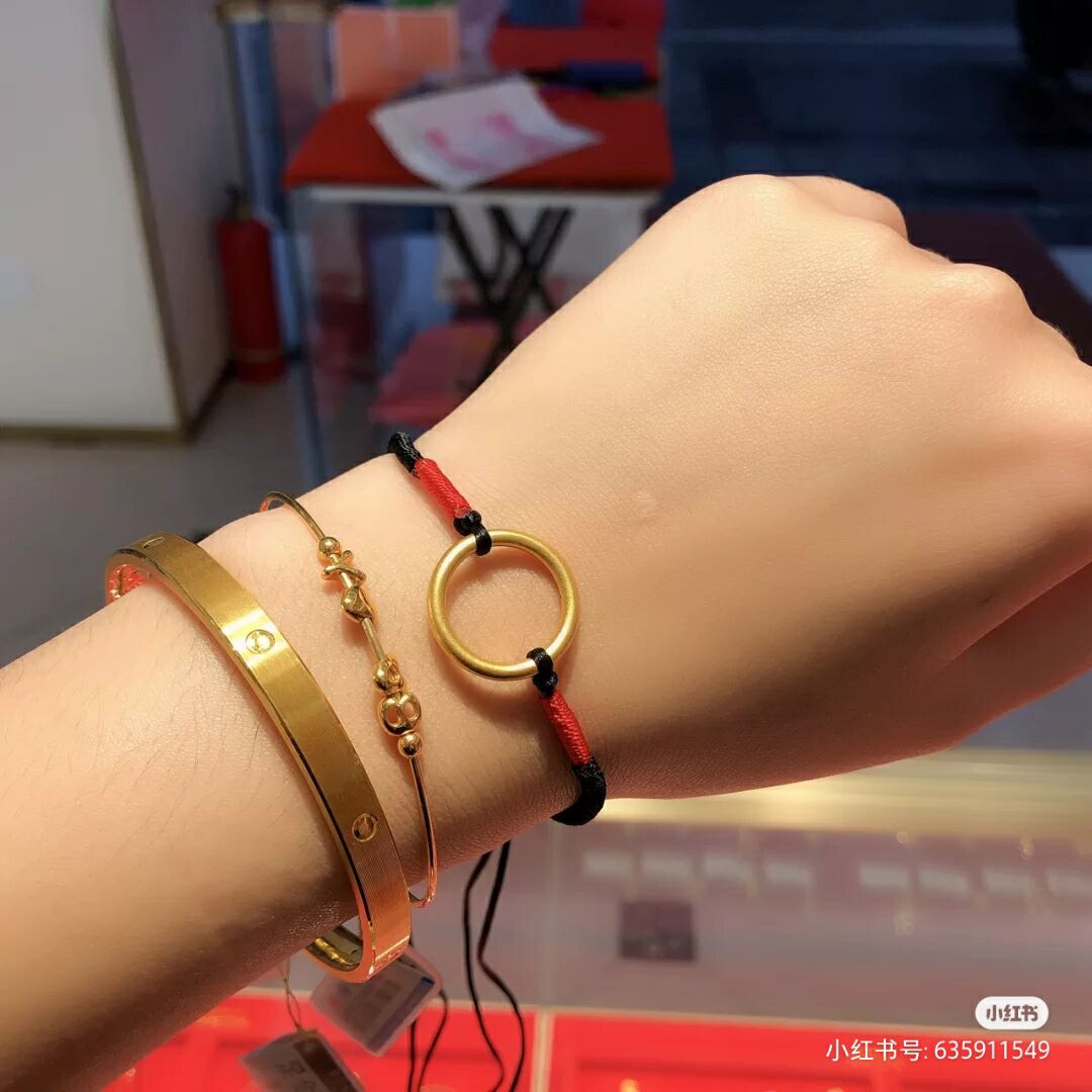 简单古法花纹黄金戒指,最近流行的古法黄金戒指