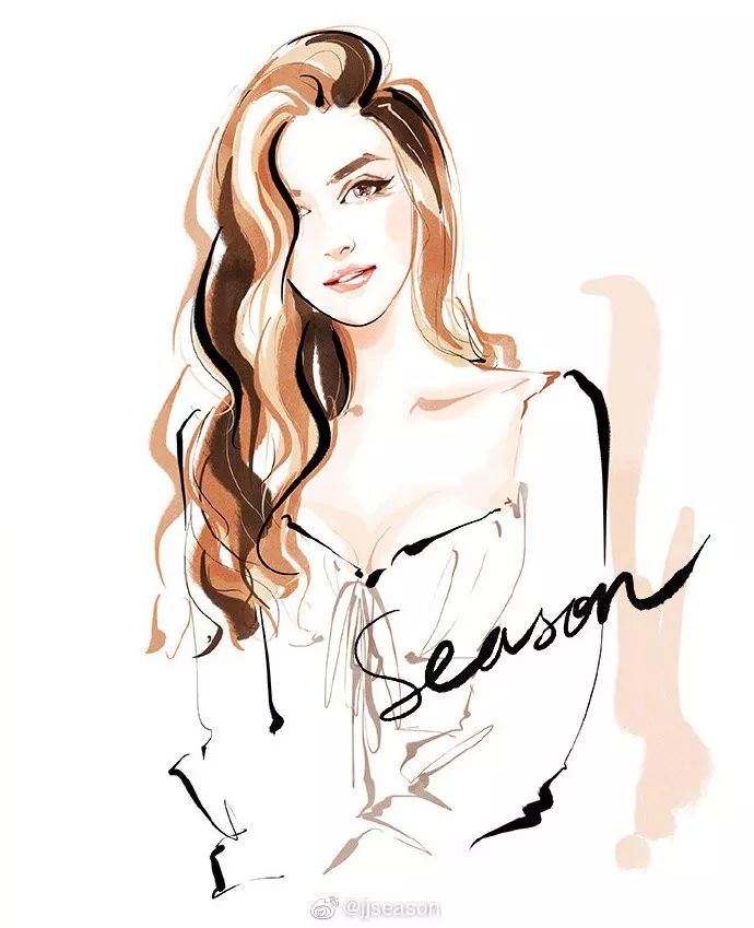 精美水墨插画,那些浪漫的水墨画插画