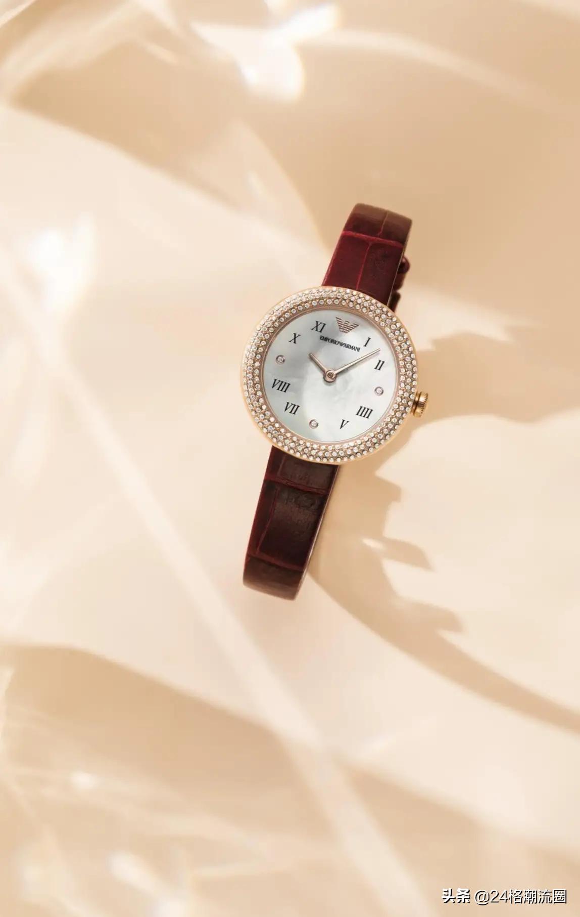阿玛尼甜甜圈手表,阿玛尼经典复古浪漫男女表