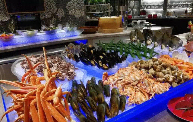 快收藏美食,广州小蛮腰附近海鲜自助餐600元的