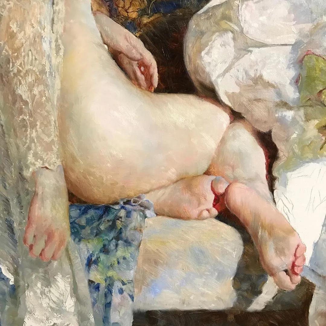 俄罗斯的女画家画的唯美油画,俄罗斯女画家油画视频