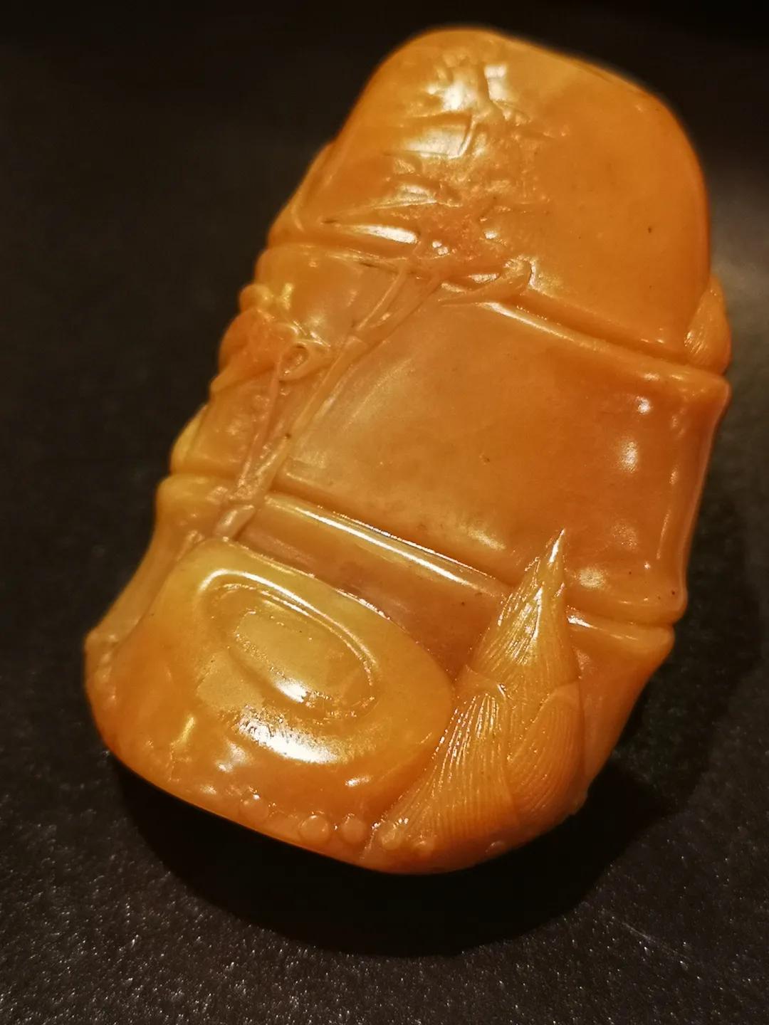 老林捡漏寿山田黄,姚春茂田黄