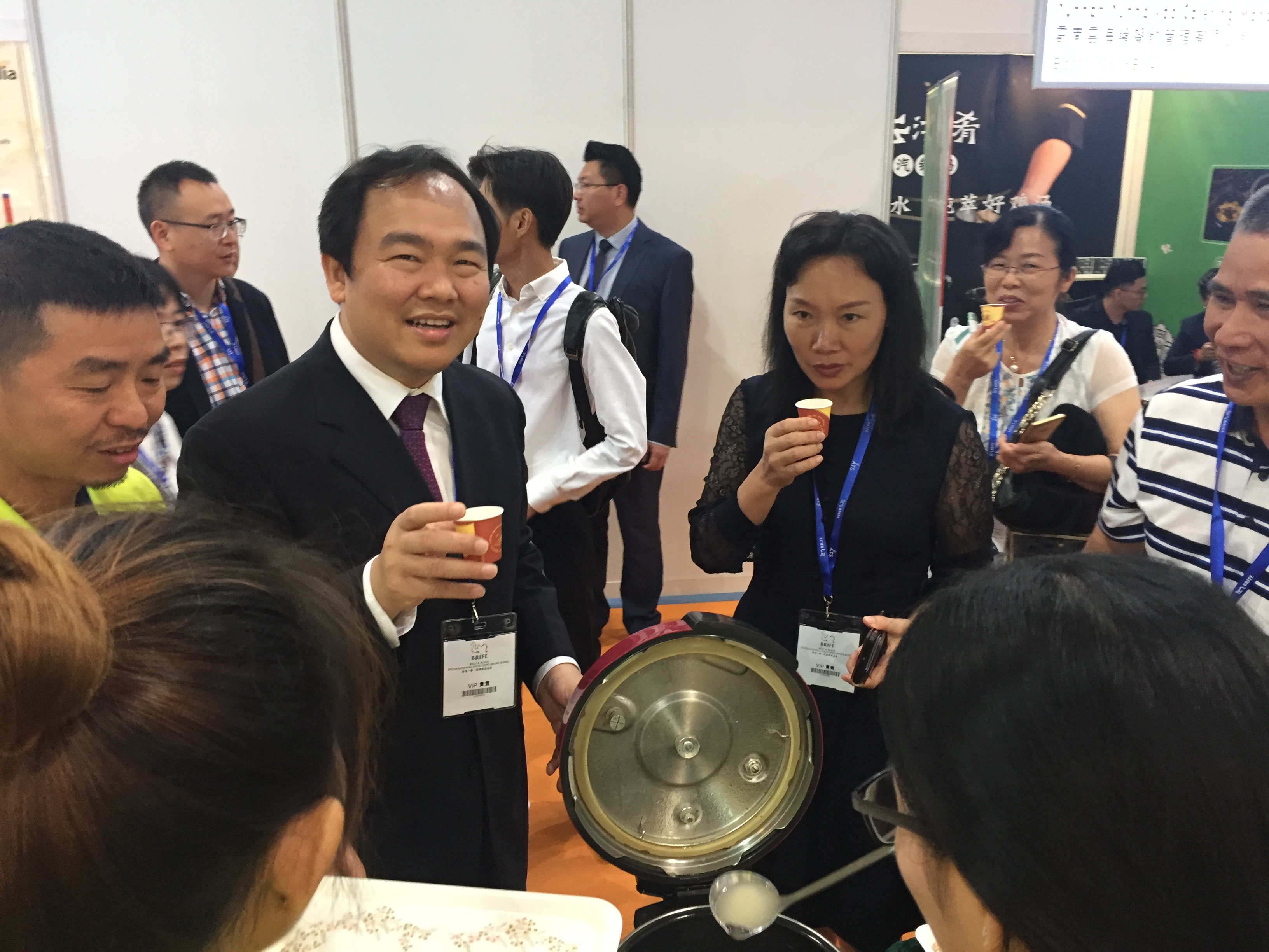 香港一带一路国际食品展，广东*江阳**这个特产迈向国际市场