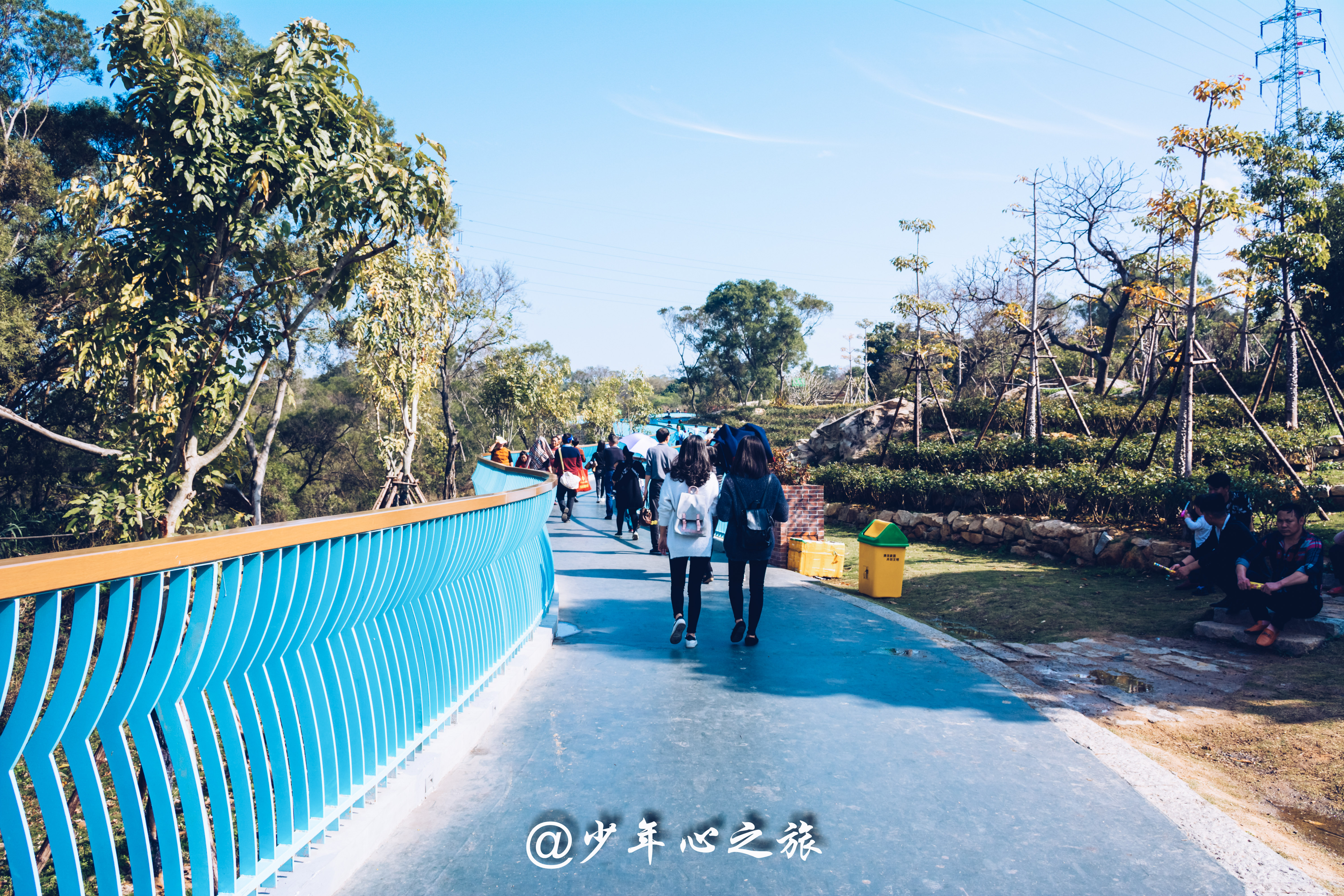 泉州大坪山空中玻璃栈道,福建泉州最大的玻璃栈道