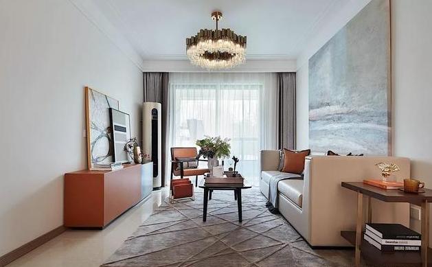 客厅不吊顶贴石膏线效果图,客厅不吊顶只做石膏线条