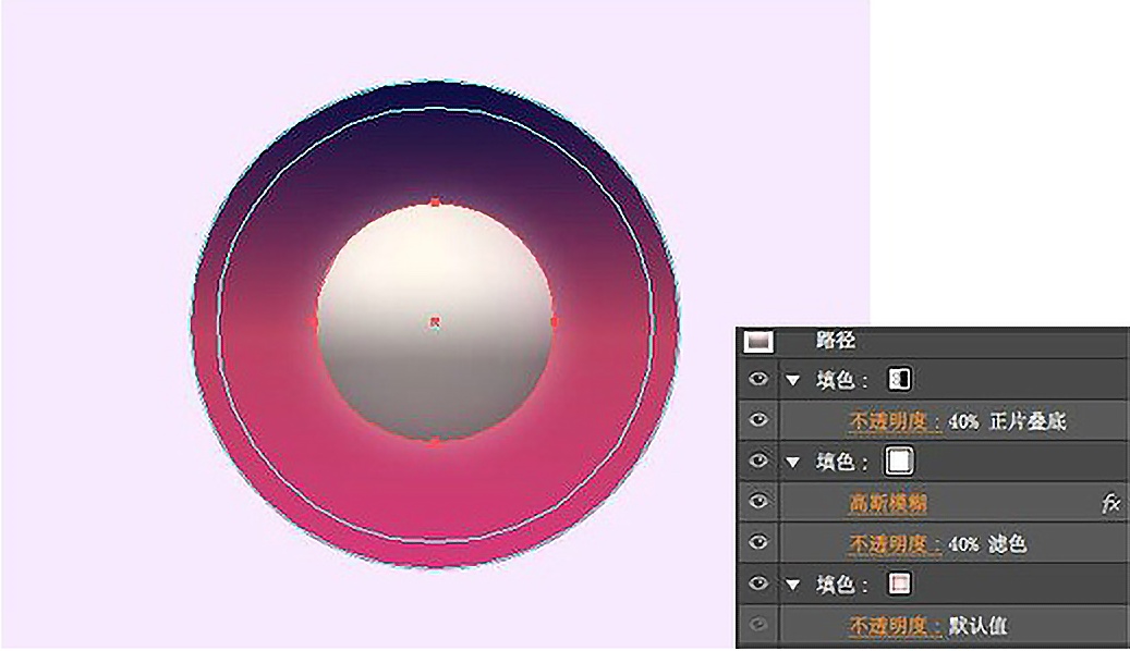 ai绘制梦幻星球,ai教程制作几何图