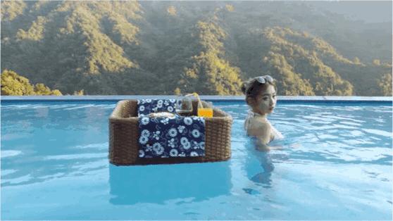 郴州莽山森林温泉图片高清,郴州莽山网红无边温泉