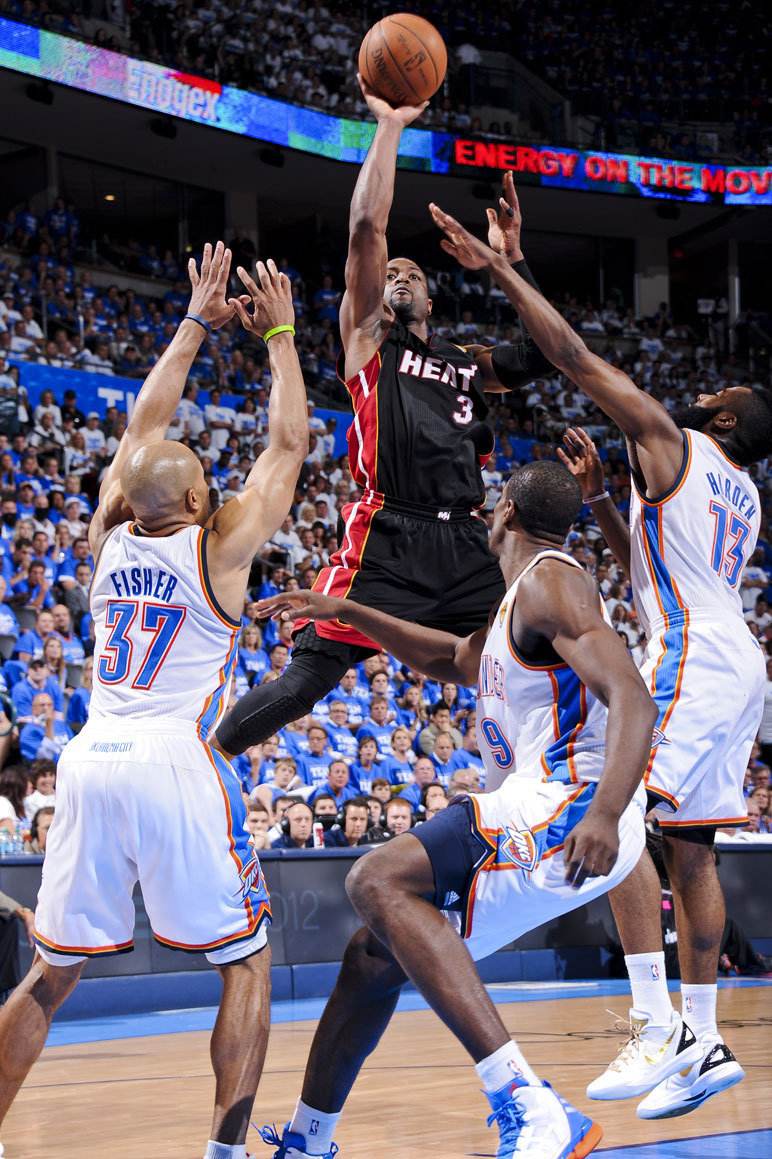 詹姆斯和韦德光辉岁月,韦德的经典庆祝动作