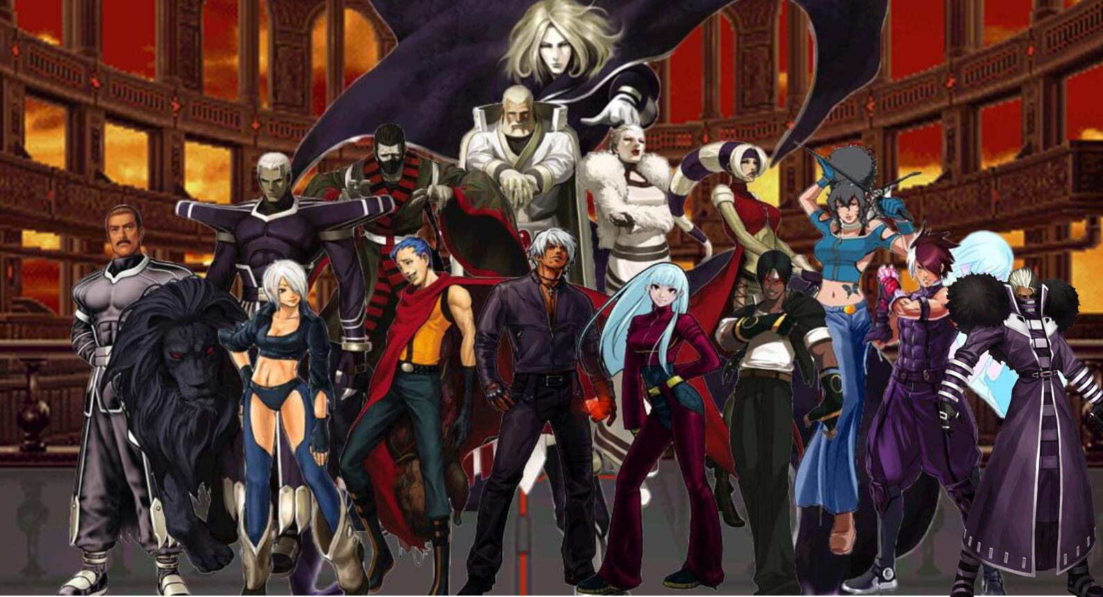 街机拳皇所有人物介绍,街机拳皇角色