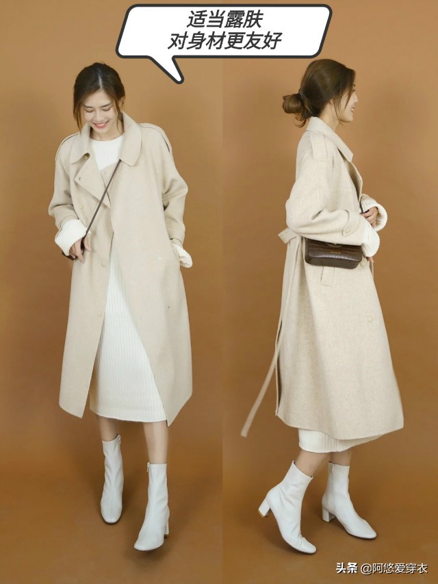 超级显瘦的长筒靴穿搭,2020最火黑色靴子怎么搭配衣服