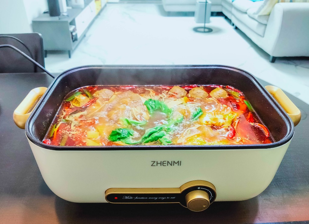 冬日里男欢女爱神器,臻米多功能电火锅评测:可煎可蒸可煮