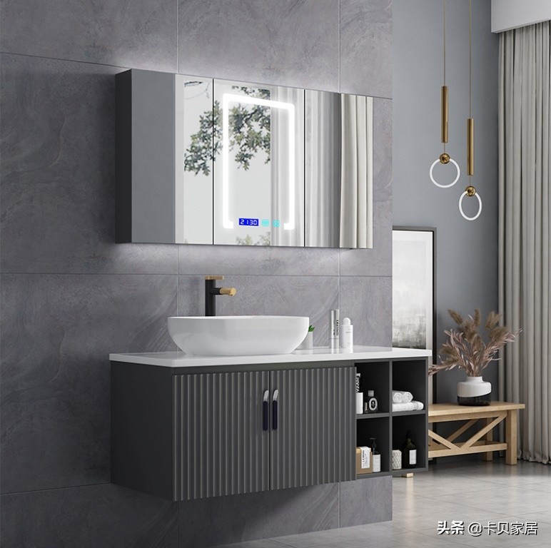 卡贝轻奢浴室柜,卡贝卫浴图片