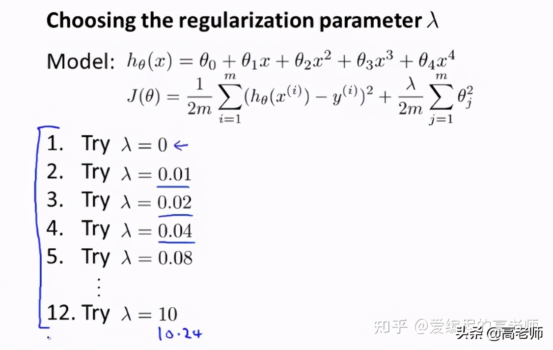机器学习中的方差和偏差,机器学习线性回归中各个参数求法