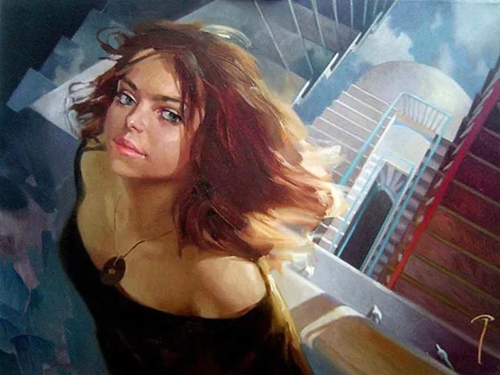 俄罗斯画家维克多风景油画,俄罗斯画家希施金的森林油画