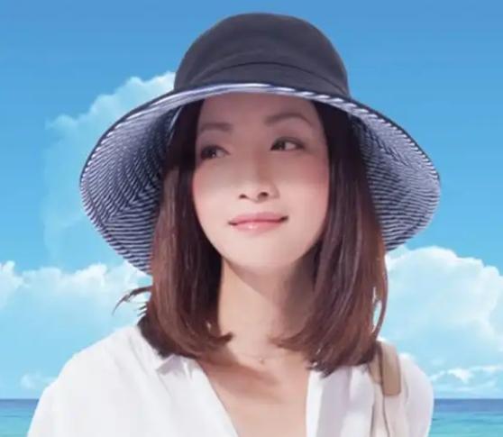 高颜值帽子防风防晒,遮阳防晒碎花防晒帽