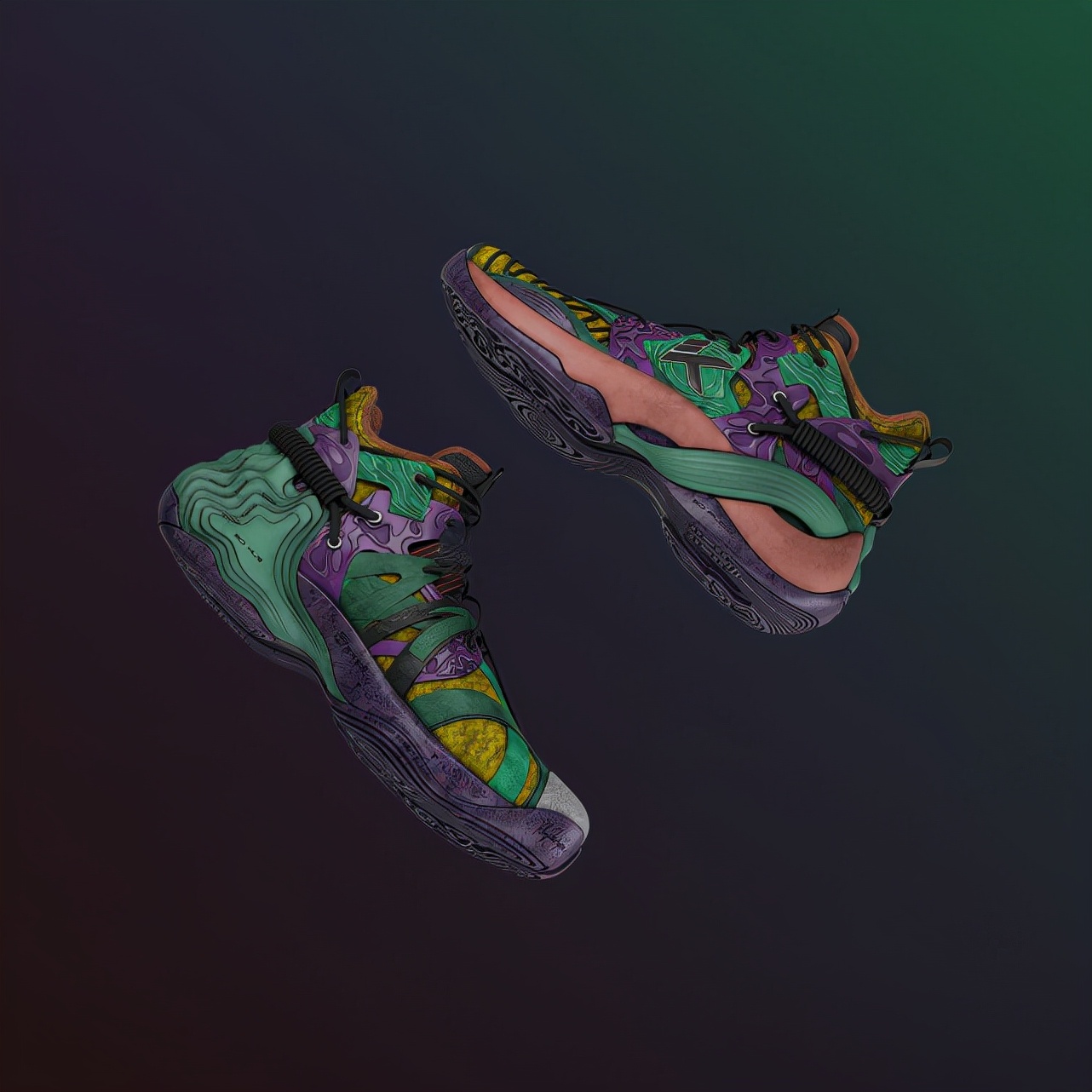 一周打三次球外场篮球鞋耐克,阿迪达斯一周鞋