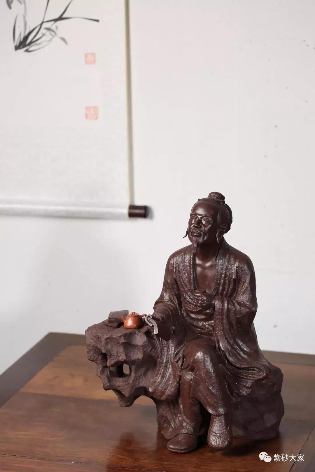 紫砂臻品——王志刚《茶圣•陆羽》第十四届制陶大赛一等奖作品